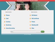 Tablet Screenshot of newacademic.com